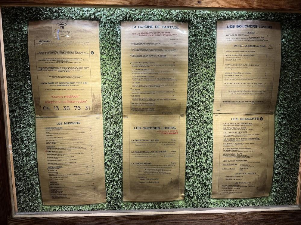 Le Hickory - Menu Image 2